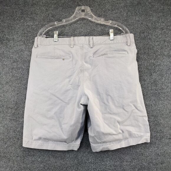 Gap For Good Mens Chino Shorts Gray Size 34 Slash Pockets Cotton - Picture 3 of 14